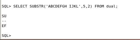SUBSTR example 5