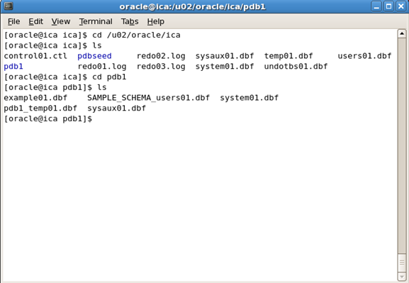 verify database files